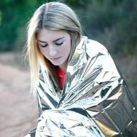 First Aid Hypothermia Lifesaving Emergency Blanket In Outdoor Field (Option: PETsilver 3pcs-140X210CM)