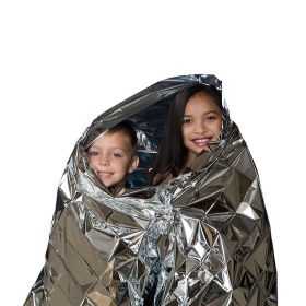 First Aid Hypothermia Lifesaving Emergency Blanket In Outdoor Field (Option: Silver-Default)